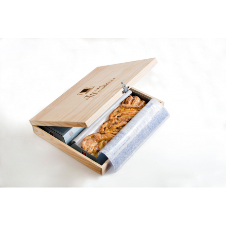 Cofre de Madera: Presentación de lujo para 2 trenzas de Almudévar